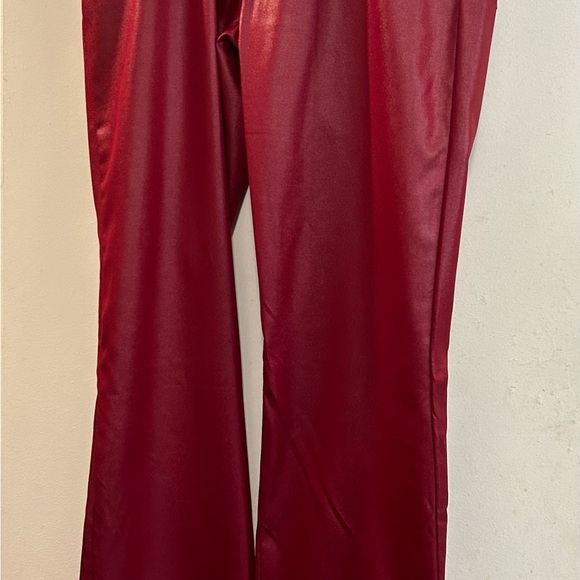 Bubblegum jeans.Red Size 5/6 . Made in the USA leather like look - Picture 2 of 7